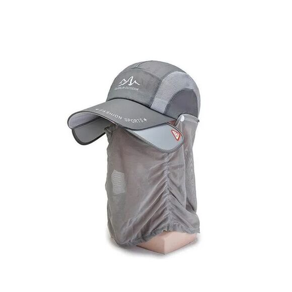 Fishing Sunscreen Hat Men's Summer Face Mask Sunshade Veil Outdoor Quick-Drying - Picture 1 of 5